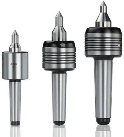 Live Drehmaschine Center Reitstock MT2 MT3 MT4 Kegel, hoch für CNC-Drehwerkzeug mit Dreifach-Kugellagern, Schaft aus legiertem Stahl, 60° Mittelpunkt, f(MT4)