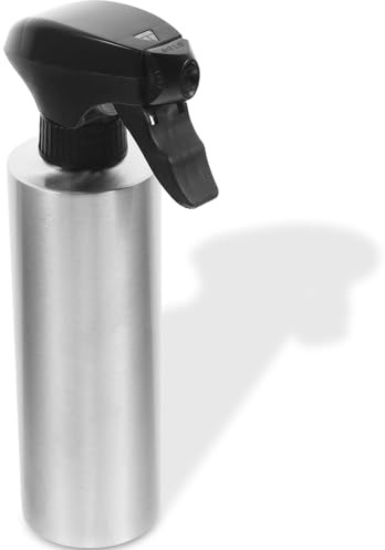 Tofficu Vintage Edelstahl Sprühflasche 350 Ml Kleine Gartenspritze aus 304 Edelstahl Auslaufsicherer Pflanzensprüher für Topfpflanzen und Gartenpflege