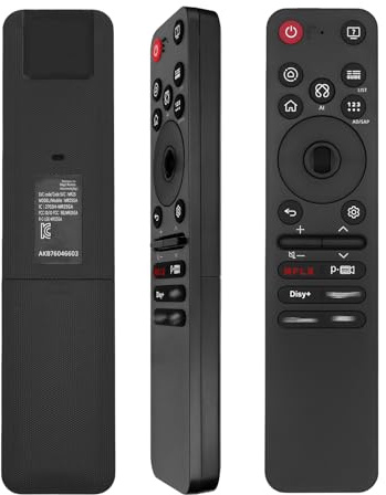 AKB76046603 Mando a distancia de repuesto para LG, Mando a distancia universal compatible con LG AI Magic Remote Control OLED QNED UHD LED LCD (MR25GA) televisores para modelos 2025 con sistema webOS