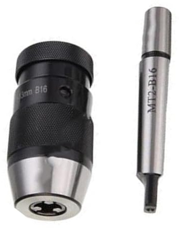 FACAIIO Mandrin de perceuse sans clé B16 1-16 mm MT2-B16 mandrin auto-serrant et fraiseuses, construction en métal avec roulement de butée, 1 paquet