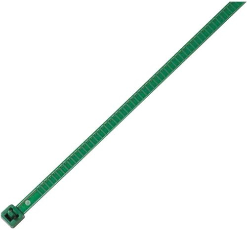 brightermannTyton 115-00005 LR55R-PA66-GN-Q1 Kabelbinder 196mm 4.80mm Green Lösbar, Hitzestabilisiert