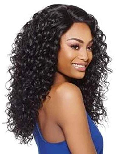 OUTRE Synthetic Hair Half Wig Quick Weave Amber 1b by Outre