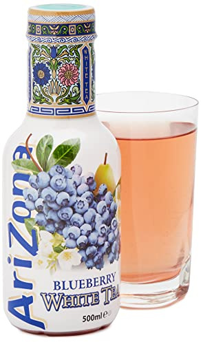 Arizona Blueberry White Tea, 500 ml, Pack of 6
