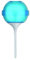 Silicone Zone IJslolliemaker - Groot - Blauw