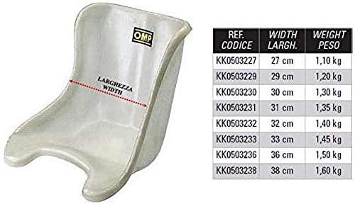OMP OMPKK0503238 Kart Sitzbreite, Ancho 38 cm, weiß