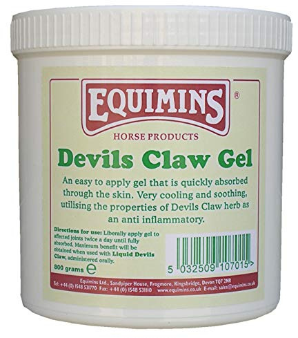Equimins EQS0080 Devils Claw Gel - Clear, 800 g