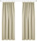 Deconovo Solid Thermal Insulated Curtains Pencil Pleat Room Darkening Curtains for Bedroom 46 x 72 Beige 2 Panels