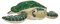 Wild Republic 20720 10894 22460 Plüsch Schildkröte, Cuddlekins Kuscheltier, Plüschtier 20 cm, grün, Grüne Meeresschildkröte