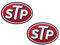 24/7stickers #091 / 2X STP Vintage Aufkleber je ca. 8x5,5cm Oldtimer Retro Old School Bus Tuning Lowrider Airride USA Custom