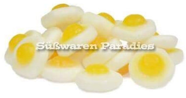 Fruchtgummi Spiegeleier mit mildem weichen Schaumzuckerboden 300g