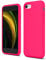 ZUSLAB Nano Silicone Compatible avec Apple iPhone SE 2022/iPhone 7/iPhone 8 Coque Protective Doux Cover - Rose Vif