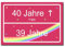 Homeyourself Hochwertiges Metallschild 30 x 20 cm aus Alu Verbund Geburtstag 40 Jahre 39 Frau Straßenschild Ortsschild pink Deko Schild Wandschild