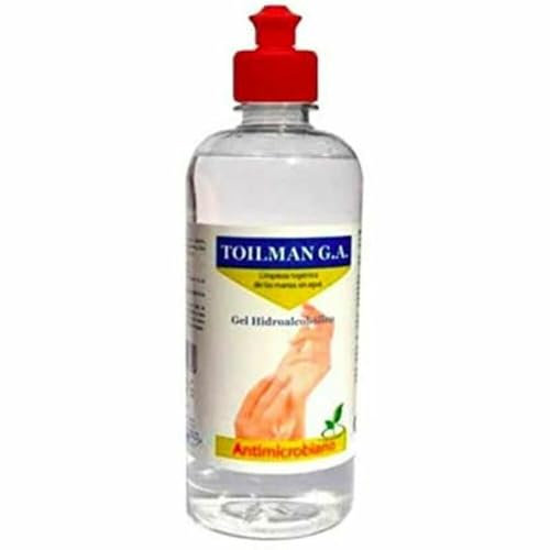 Toilman - Gel Hidroalcohólico Antiséptico 500ml