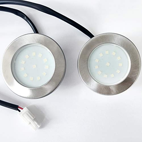 VIESTA 2er-Set X15-KW LED Ersatzlampe 1,5W kaltweiß für Dunstabzugshaube DHX-Serie, mit Kabel, LED-Strahler & Beleuchtung