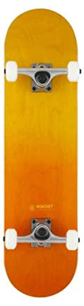 Rocket Skateboard, 20,3 cm, Orange/Gelb