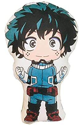 Jiumaolceu My Hero Academia Plüschkissen Todoroki Shoto Bakugou Katsuki Midoriya Izuku Anime Merch Kissen große Größe weich gefülltes Kissen Geburtstag Weihnachten Anime Fans Geschenke 48 cm