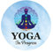 Yoga In Progress Sign - Chakra Symbols, Namaste, Door Plaque, Yoga Teacher Gift, Yoga Class