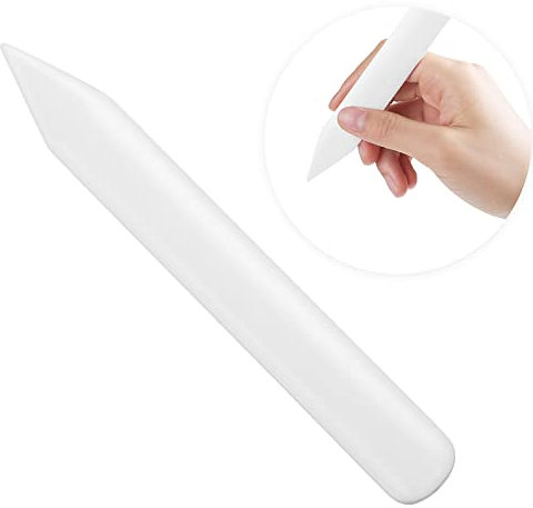 Echter Knochen Ordner Papier Rinderknochen Falzbein Knochen Buchbinderei Falten Rillwerkzeug Naturleder Polierwerkzeug Papierhandwerk Scrapbooking Origami Papier Werkzeug für DIY