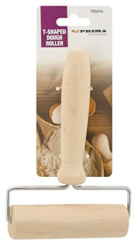 New Wooden T Shaped Dough Roller Rolling PIN Baking Kitchen Tool Pizza Pastry