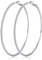 MOROTOLE 925 Sterling Silber Strass Hoop Ohrringe Mode dünn Silber Strass Hoops Hypoallergene große Silber Hoops Ohrringe für Frauen Mädchen Schmuck Geschenke 20/30/40/50/60/70mm Silber Creolen