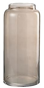 J-Line Vase Droit Long Verre Ambre Small