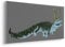 Komar Keilrahmenbild im Echtholzrahmen - Loki Alligator Variance - Größe 90 x 40 cm - Bild, Leinwandbild, Marvel, Kinderzimmer