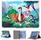 Case for Lenovo Tab K10 10.3 Inch 2021 (TB-X6C6F/TB-X6C6X/TB-X6C6NBF) Kids Standup Flip Cover for Lenovo Tablet (Lenovo Tab K10 10.3, small Dinosaurs)