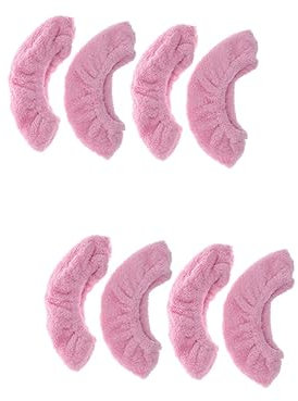 Supvox 4paare Junge Mädchen Eislaufschuhüberzüge Elastische Saugfähige Plüschabdeckung Für Hockey Und Eiskunstlaufschuhe Hellrosa Schützt Kufen Abnutzung Für Junge Eisläufer
