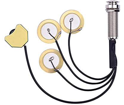 COMETX Daumen Piano Piano Piano Receiver Kalimba Pick Up Transformator 6.35mm Audio Control Output Jack, 3 Converter