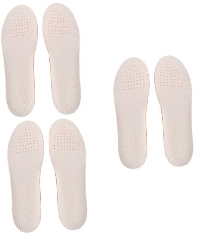 GLEAVI 3 Stück Einlegesohlen Aus Sojabohnenfaser Für Arbeits- Und Freizeitschuhe 2 5 Cm Erhöhtes Atmungsaktives Und Geruchsreduzierendes Pad