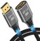 DGHUMEN DisplayPort Extension Cable 1M, 8K@60Hz,4K@120Hz DisplayPort 1.4 Male to Female Extension Cable, Braided DP to DP Extended Cord for Gaming Monitor, TV, PC, Laptop