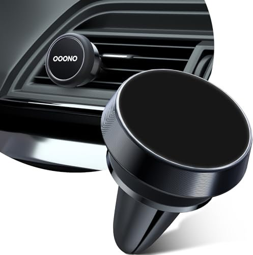 ALAFLY Magnetische Lüftungsgitter Halterung für OOONO CO-Driver NO1 / NO2, Universal Magnet Handyhalterung für iPhone 15 14 13 12 Series Handys, für Verkehrsalarm Auto Mount