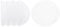 uxcell 5 Pcs 6.3 Inch Non-Stick Silicone Steamer Liners Mesh Mat, Reusable Round Steamer Mesh Pastry Dumplings Pad Mat, White
