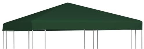 ShGaxin Toldo de cenador, Cubierta de Repuesto de cenador, Toldo Pergola Recambio, Techo Pergola, Lona Techo Carpa, 310 g/m2 3x3 m Verde