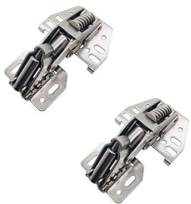 MTSmart RV Schrank Scharniere,Soft Close Schrank Scharniere für RV Wohnmobil Wohnwagen Camper LKW Reise Anhänger Van Boot Marine, RV Teile und Zubehör innen,RV Overhead Schrank Scharniere (4)