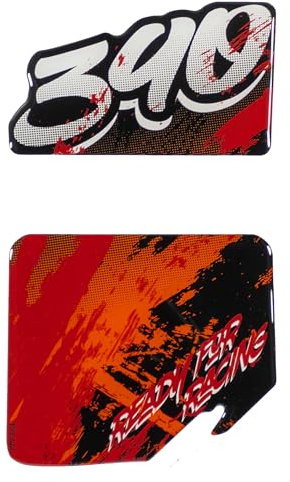 Tankpad Aufkleber Urban Splatter Rot Orange kompatibel mit KTM DUKE 390 X502566VA