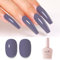 Imtiti Gris Vernis Semi Permanent, Gris Violet Vernis Gel UV Semi Permanent UV Led Soak Off Gel Nail Polish French Vernis À Ongles Gels Semi Permanents DIY Nail Art Kit 10ml