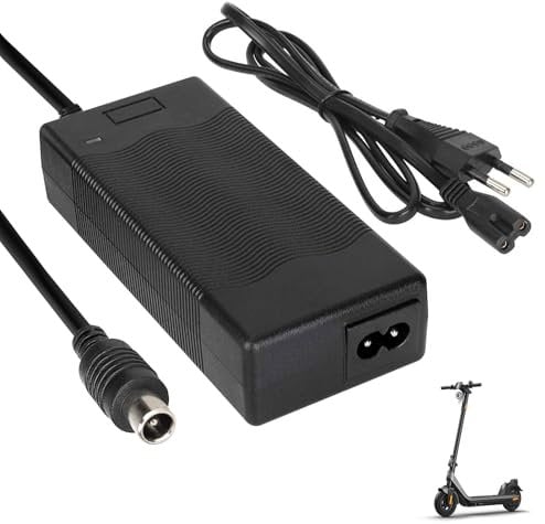 HPGAAVD 42V 2A Caricatore Monopattino Elettrico per Xiaomi M365,Pro,Pro 2,Mi 3,1s,36V Caricabatterie Universale al batterie litio per Ninebot G30/E/F Series,DC 8MM Spina Scooter Caricabatterie rapido