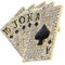 GAROZATION Poker Brosche Vintage Schmuck Stilvolles Modeaccessoire