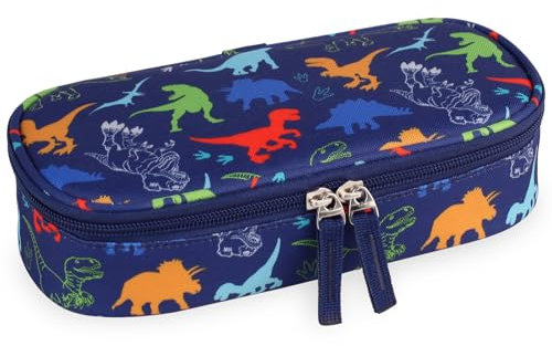 Bunnychic Federmäppchen für Jungen und Mädchen, große Kapazität, Multifach-Kinder-Marker-Tasche, großes Stifttäschchen für Erwachsene mit Reißverschluss, große Aufbewahrungsbox für Stifte für Schule