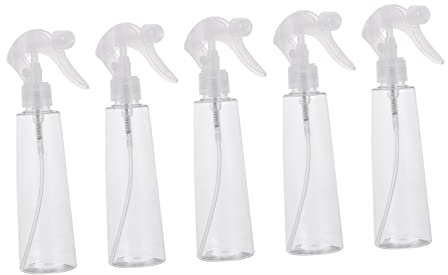 TOVINANNA 5 Pièces Flacon Pulvérisateur De Distribution Rechargeable Bouteille Nettoyeur Comprimés Parfum Lavage à La Main Pulvérisateur De Cosmétiques Pot Plastique Transparent