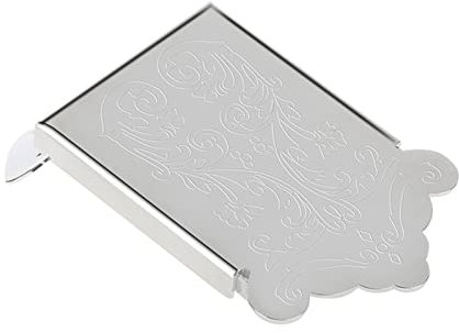 Joyance Mandolina de metal para guitarra, pieza de repuesto de metal plateado con tornillo, acorde de mandolina para instrumentos