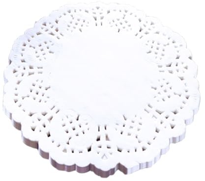 Eoixuqba 200Stk Tortenspitzen Klein 14 Cm - Tortenspitzen Rund Klein, Papierdeckchen Spitze Rund Spitzenpapier Torte, Spitzenpapier Für Kuchen Zum Backen,