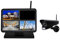 PROXE Sistema di Videosorveglianza Wireless, Monitor LCD con 4 Canali, Telecamera Esterna Digitale, Registrazione su SD 128GB, Nero