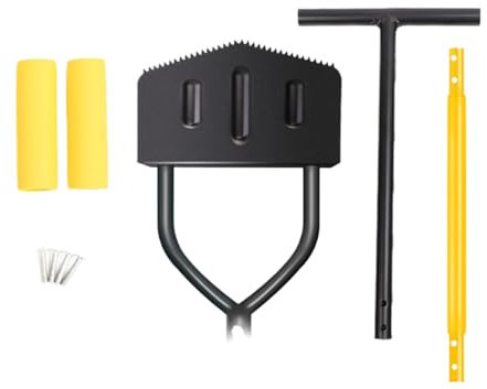 Outil de bordure pour l'aménagement paysager, Manuel de la pelouse | Garden Mand Edger Lawn Tooth dents de scie,Grattre de nettoyage d'en acier robuste, gadget de pelle ergonomique pour le nettoyage d
