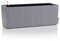 Lechuza – Pot de Fleurs d’Extérieur et d'Intérieur – Stone Balconera – Réserve d'eau Intégrée – Coloris Gris Pierre – 50 × 19 × 19 cm (Lot de 6)