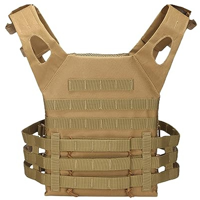 Jagd Tactical Weste Einstellbare Jagdweste Funktionsweste Outdoor Kampf Weste Airsoft Paintball Angriff Dschungel Spiel Schutz Weste Feldspielweste Assault Weste Traning Schutz Sicherheitsweste
