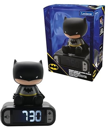 Lexibook, Batman, Nachtlicht-Wecker, RL800BATLXB
