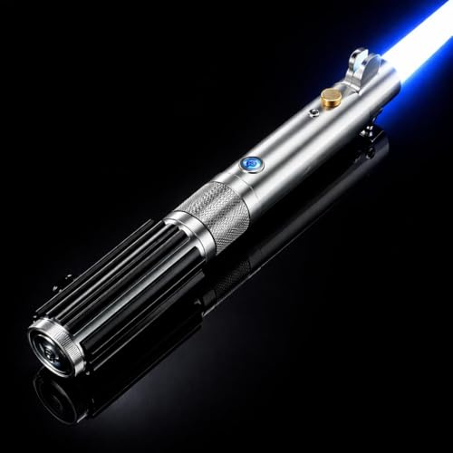 GADGETS 4 EVERYONE SaberLabs Lichtschwert mit Bluetooth-App, sanftes Schwingen, Soundschriften, Lichteffekte, unendlicher Farbwechsel und Bewegungssteuerung, Lichtschwert für Erwachsene und Cosplay