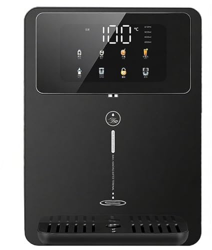 2200W Wandmontierter Wasserspender, 20L/H Intelligenter Touchscreen mit 6 Temperatureinstellungen, 4 Rationsoptionen, Sicherheit Kindersicherung für Zuhause und Büro